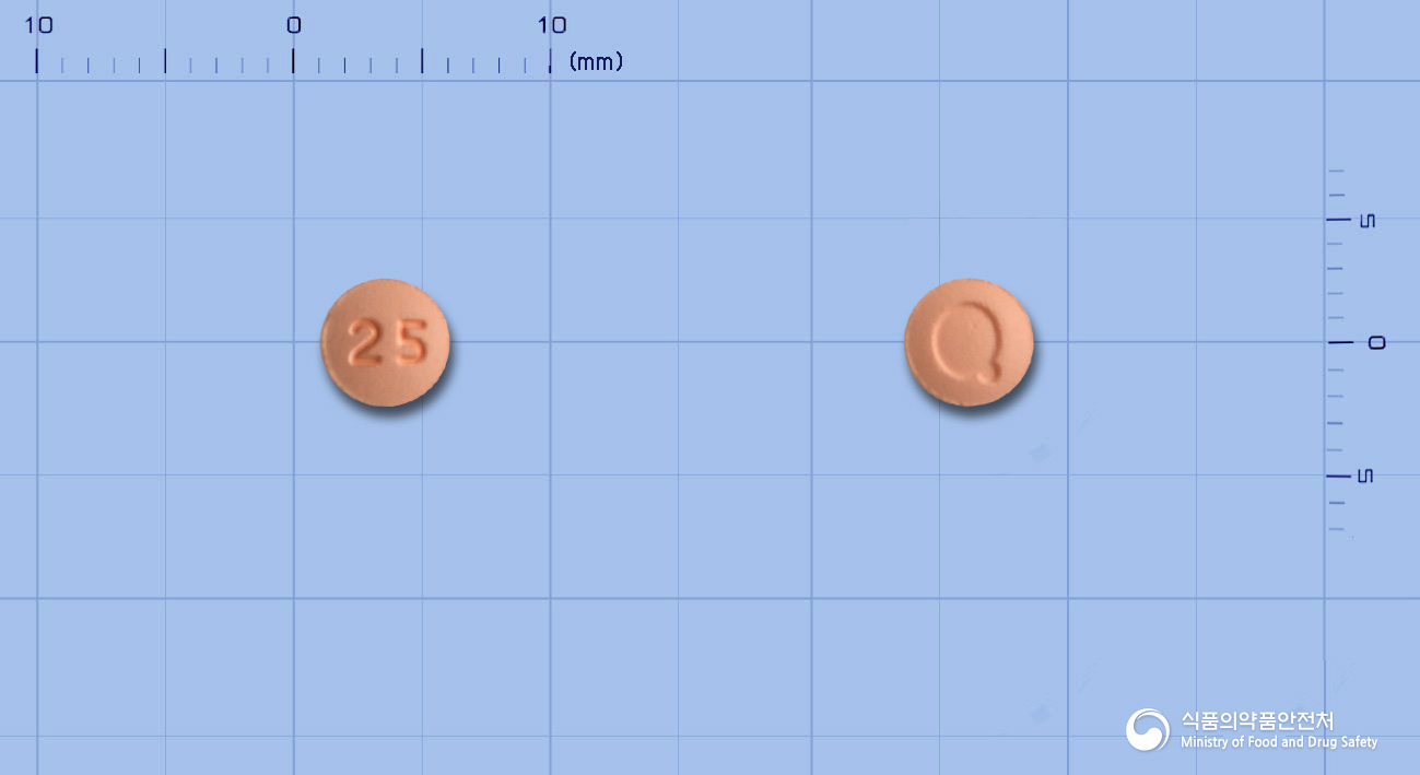 쿠티아핀정 25mg