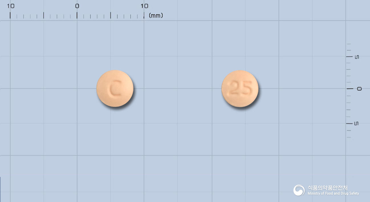 카세핀정 25mg