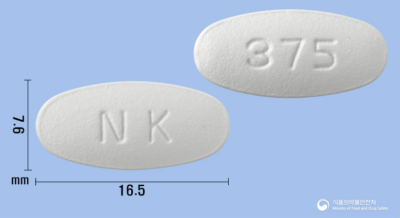 넥모클린정 375mg