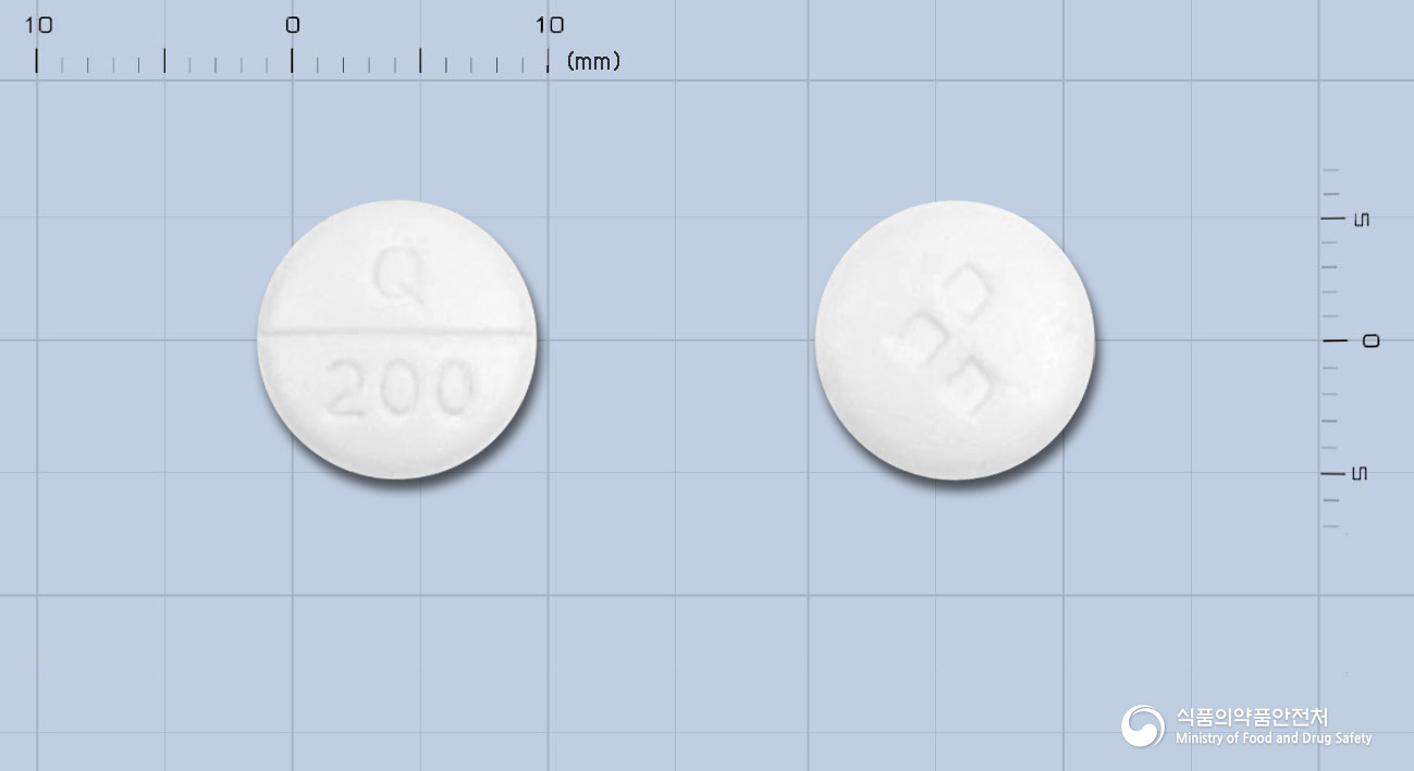 큐로켈정 200mg