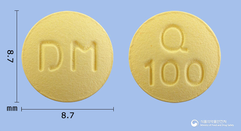 쿠아핀정 100mg