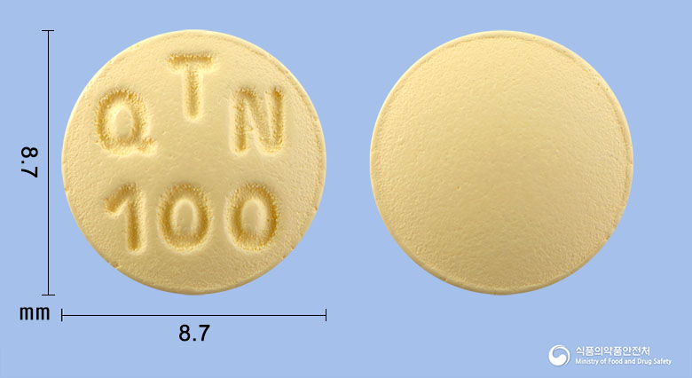 쿠아틴정 100mg