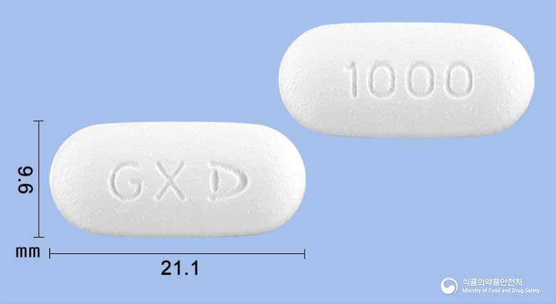 글루파엑스알서방정 1000mg