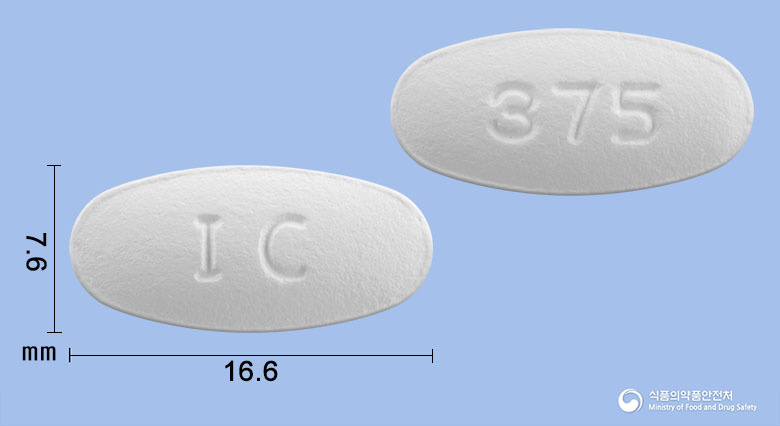 리치멘틴정 375mg