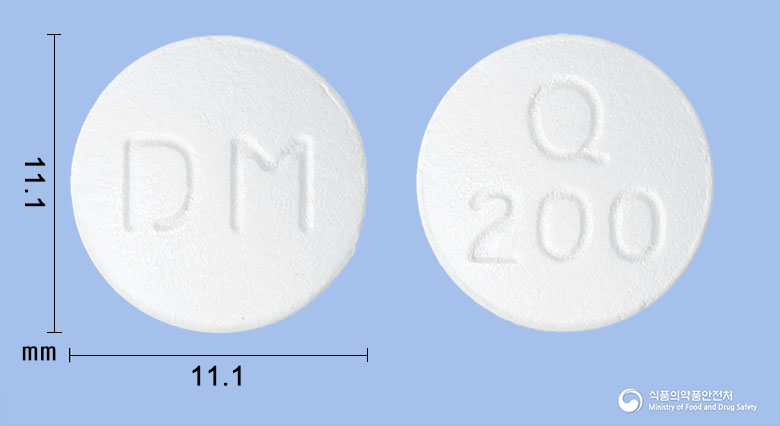 쿠아핀정 200mg